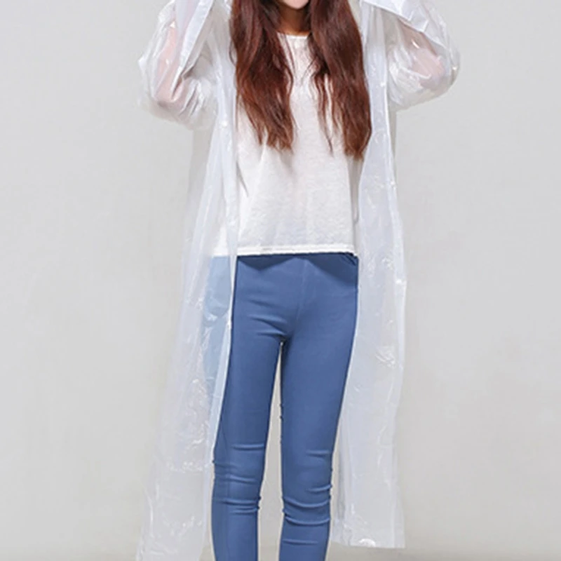 

50Pcs Disposable Raincoat Adult Emergency Waterproof Poncho Poncho Travel Camping Coat Poncho
