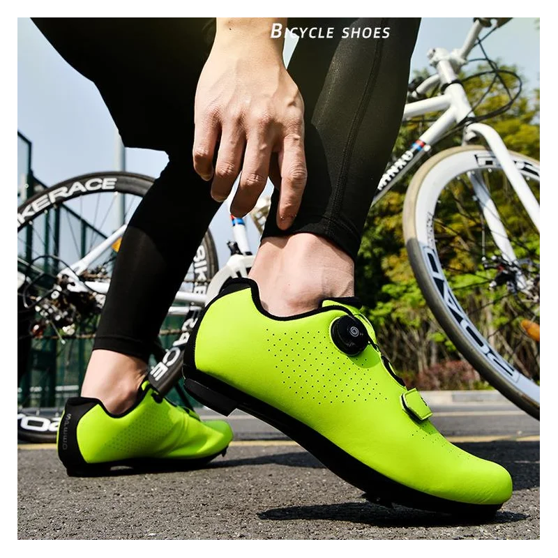 

Быстросохнущая велосипедная обувь для мужчин, профессиональная обувь для дорожного велосипеда, самоблокирующиеся сверхлегкие велосипедн...