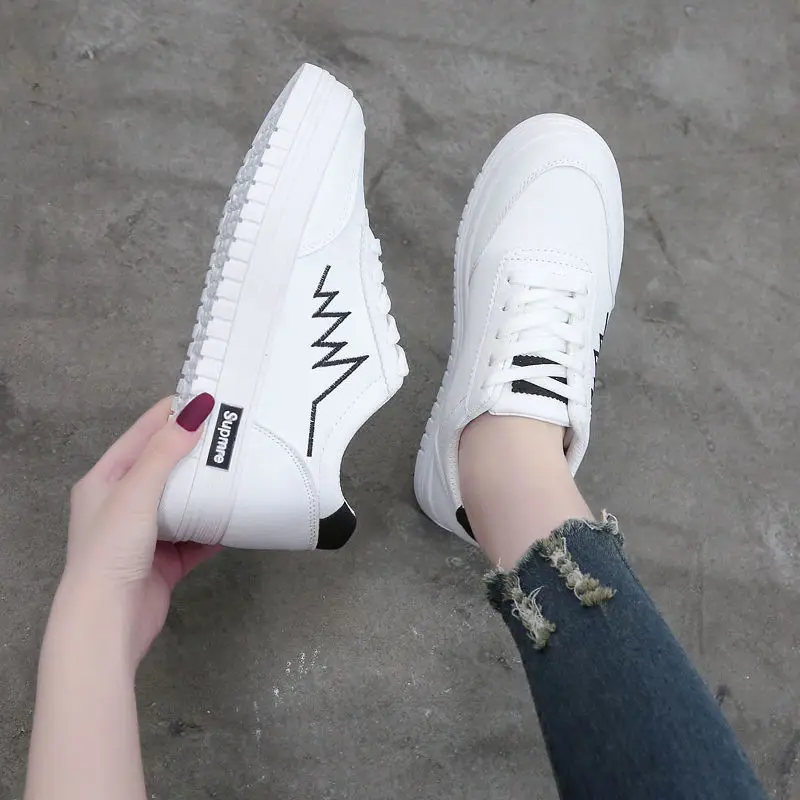 

Timalina 2020 Spring/Summer New Vulcanized Shoes Women's Flats Casual Fashion Thick Bottom Shoes Zapatos De Mujer