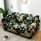 Чехол для дивана, с растительным принтом, нескользящий, угловой, защитный чехол для кресла