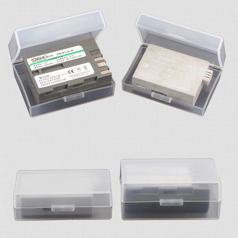 Пластиковый ящик для хранения батарей Li держатель корпуса камеры Sony Samsung Canon Nikon