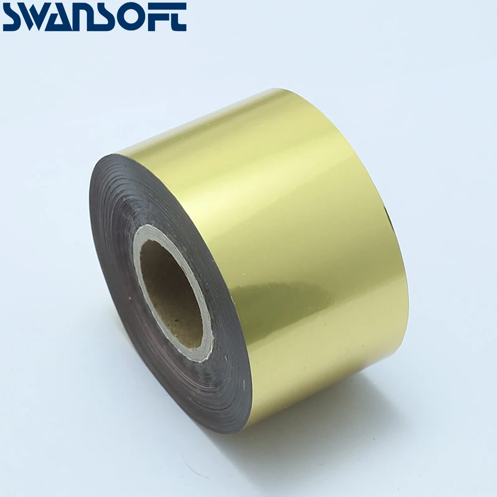 SWANSOFT 120 м 1 рулон горячего тиснения бумажная фольга ширина 4 см для пресса