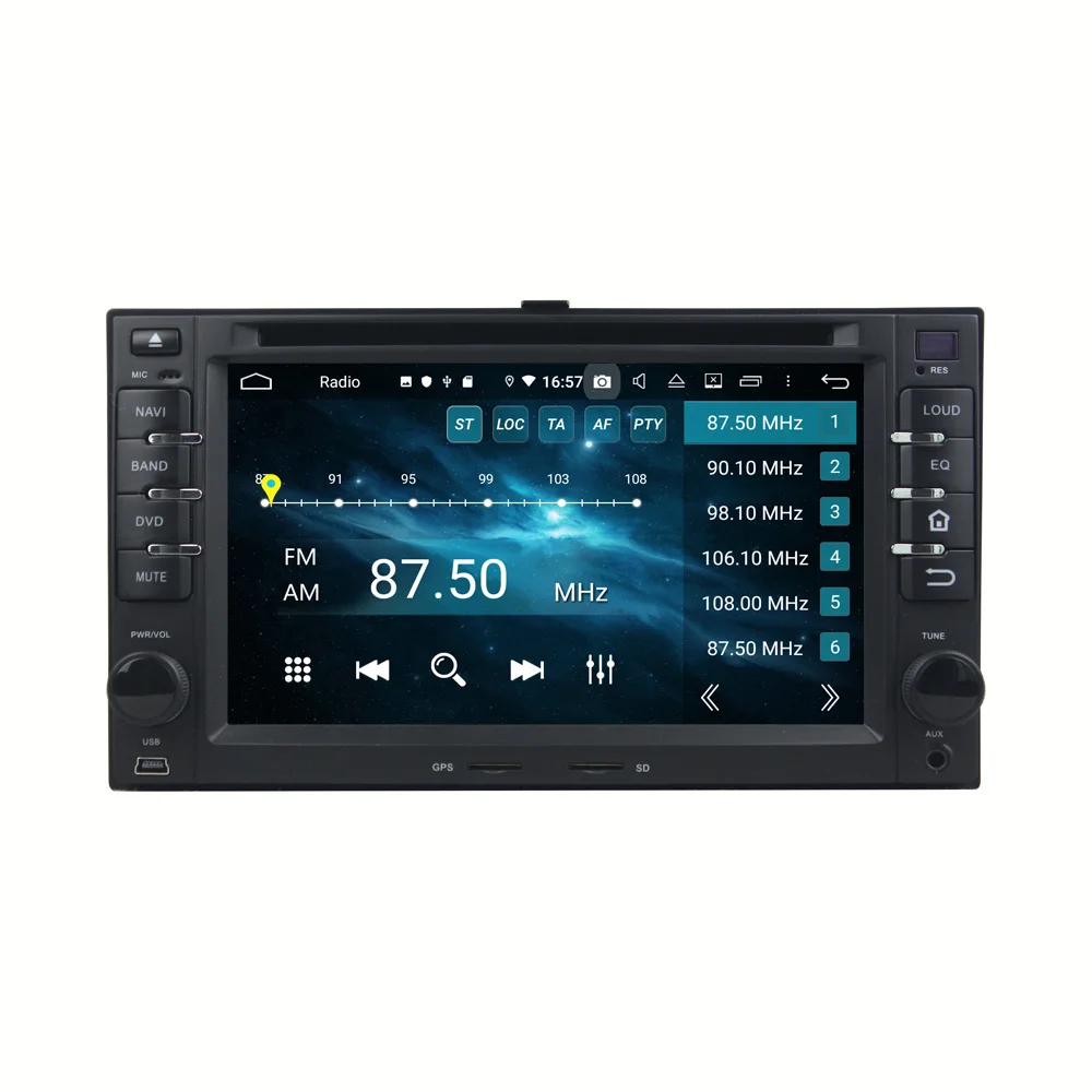 Автомобильный DVD плеер DSP 64 ГБ Восьмиядерный Android 9 0 для Kia универсальный старый