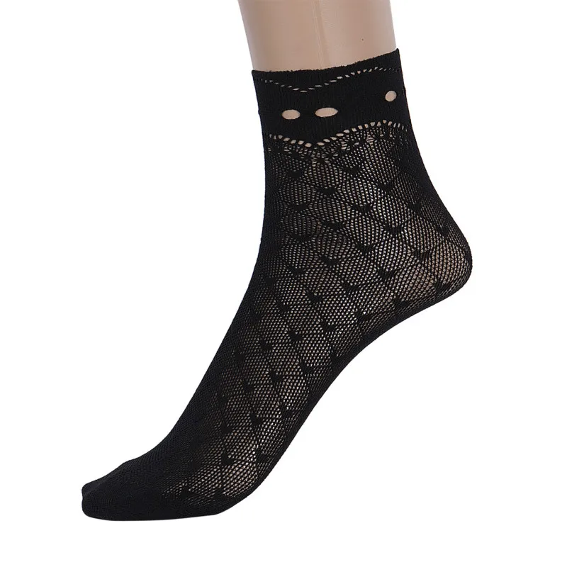 Новые модные сексуальные женские носочки с кружевными рюшами ажурные короткие