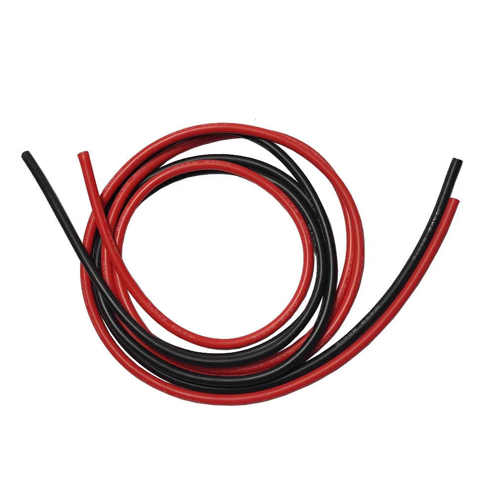 

Гибкий силиконовый кабель 10AWG 1-10 м, провод из луженой чистой меди, термостойкий кабель «сделай сам», ультрамягкий