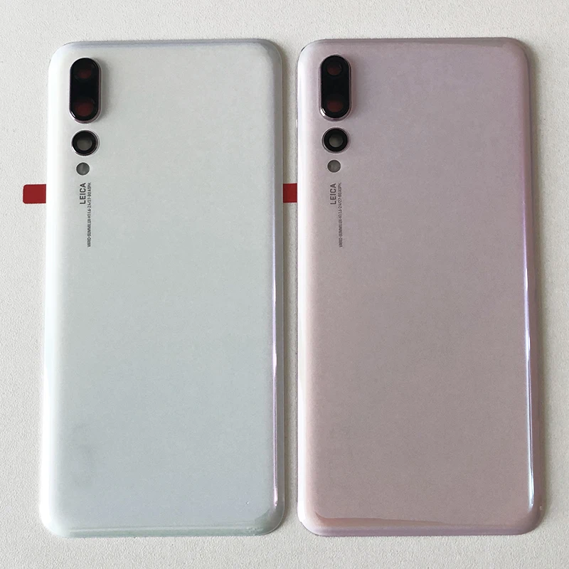 M& Sen для 6," huawei P20 Pro Чехол для задней батареи корпус+ рамка для камеры стеклянный объектив+ вспышка с аденсивным стикером