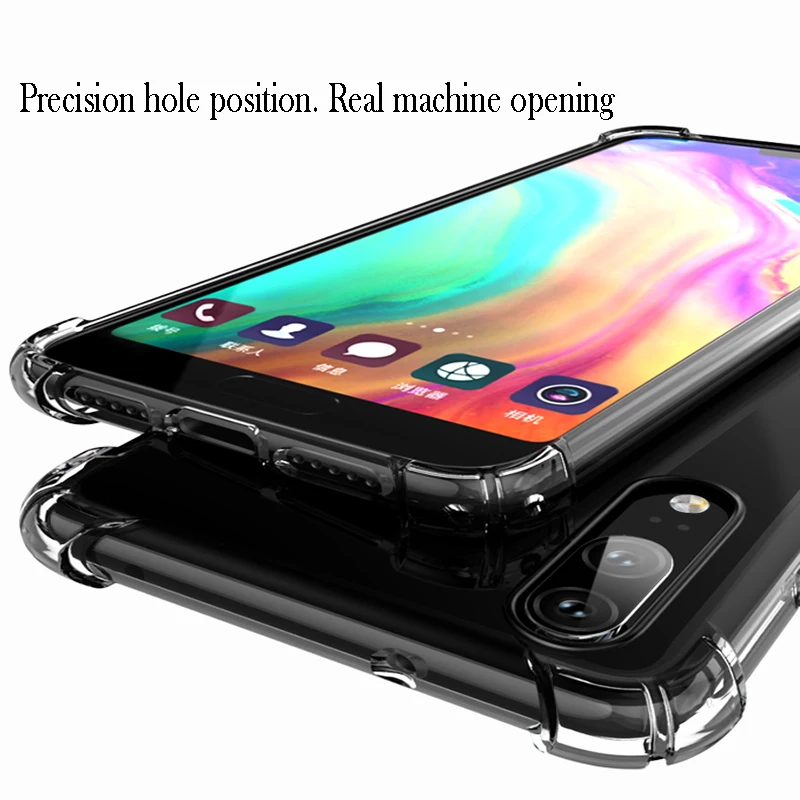 2019 Glass + Case Honor 7A Airbag TPU Cover Clear Silicone Shell For huawei y5 2018 Shockproof Protection honor 7a |