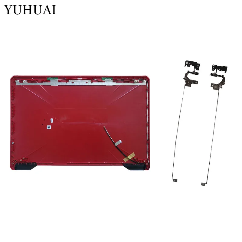 A and Hinges Чехол для ноутбука ASUS FX80 FX504 lcd верхняя задняя крышка/lcd передняя рамка/петли - Цвет: A and Hinges