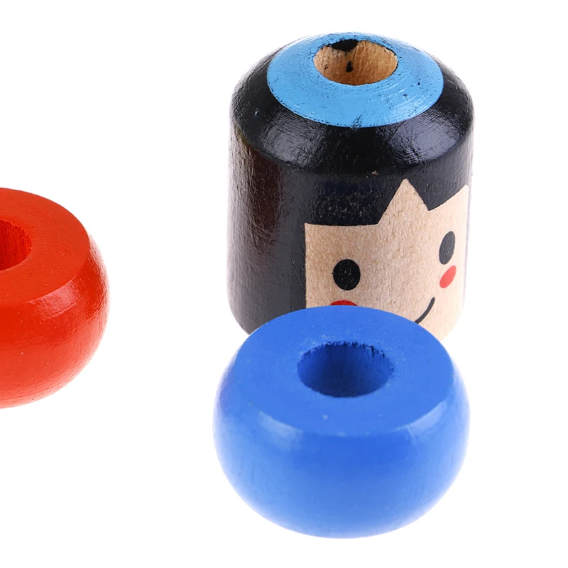 1 Набор небьющаяся волшебная игрушка из дерева иммортальная Дарума забавная
