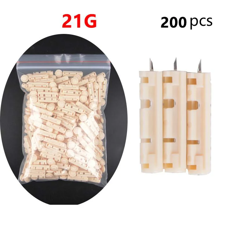 200 шт одноразовые стерильные медицинские 21 г шип крови диареи игла для ручка