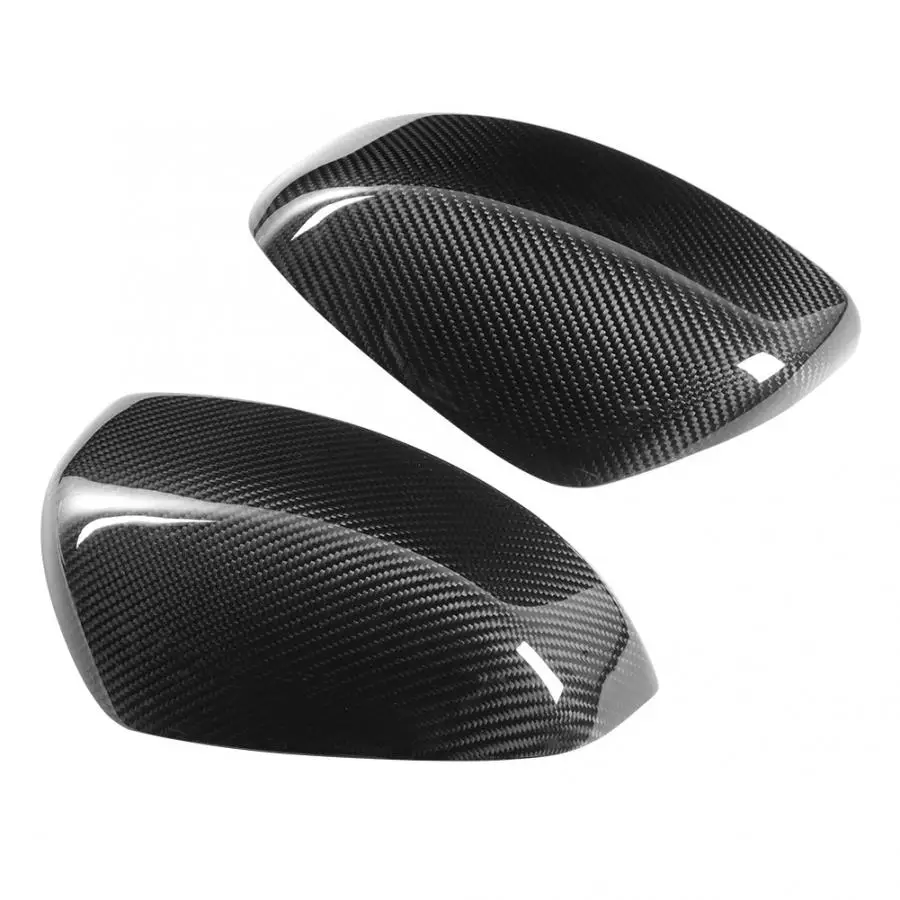2 шт. отделка для зеркала заднего вида из углеродного волокна подходит Nissan 370Z 2008 On