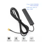 Антенна Wi-Fi 2,4G 5,8G Двухдиапазонная SMA Мужская антенна с широким радиусом действия RG174 3dBi для Huawei B315 b525s 23a фоторазъем модем маршрутизатора