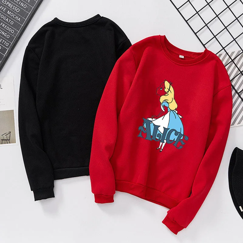 Зимний Свободный вязаный свитшот с принтом плюс размер Женский пуловер Топы