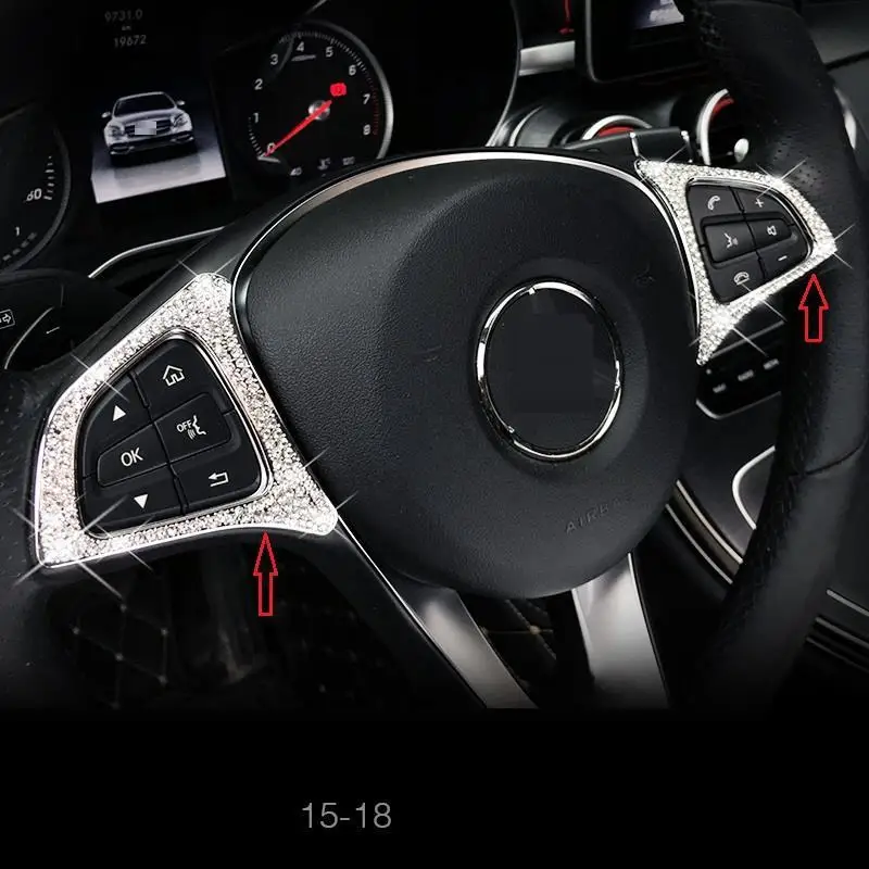 Automovil хромированная декоративная система управления интерьера модификация