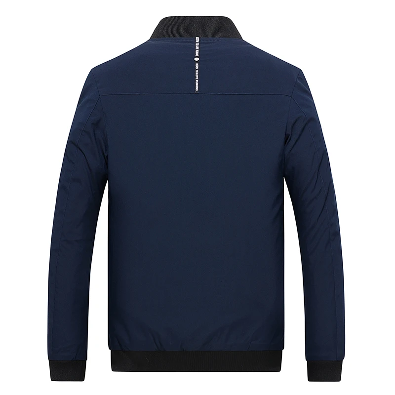 Мужская куртка верхняя одежда куртки на молнии для мужчин бейсбольная Прямая