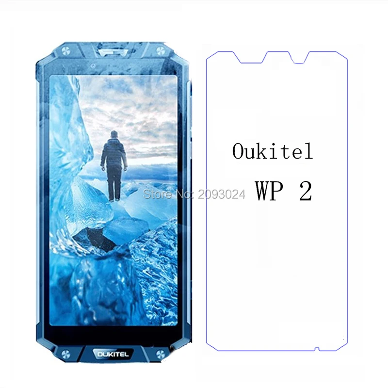 2 шт. новинка закаленное стекло для Oukitel WP2 защита экрана 9H 2.5D зеркальное