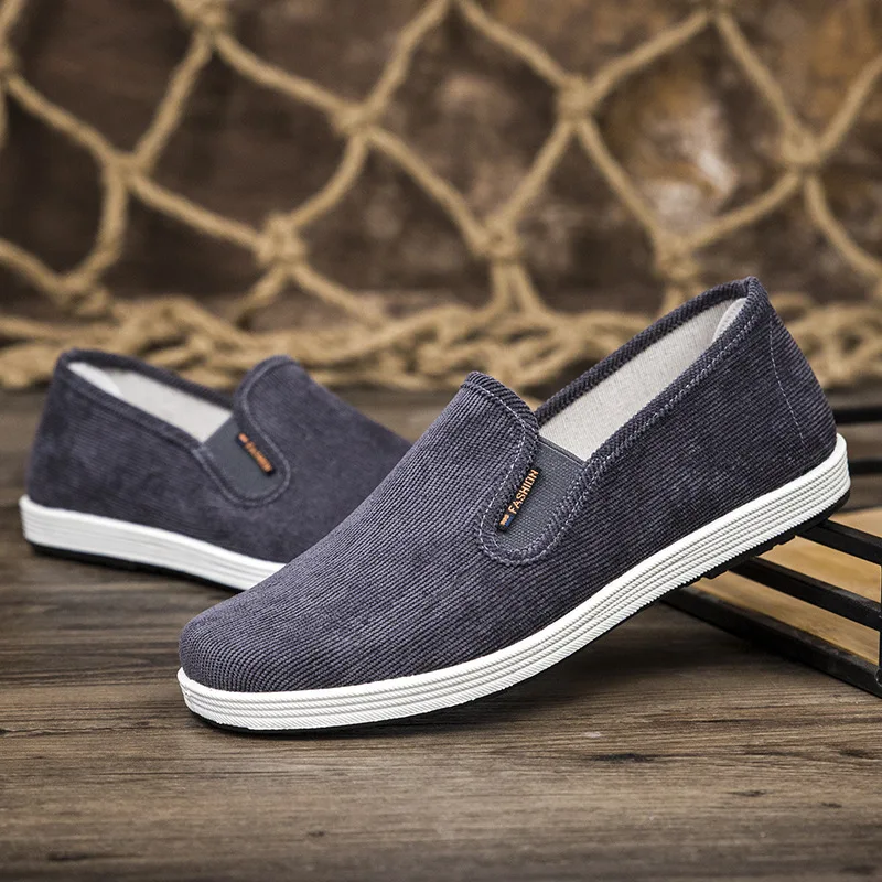 

Men's Casual Walking Shoes Lightweight Breathable Canvas Loafer Shoes Fashion Sports Shoes Breathable Casual Shoes 2021