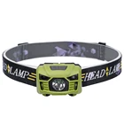 Индукционный головной мини-фонарь с зарядкой от USB, Головной фонарь, Головной фонарь со встроенной литиевой батареей 1200 мАч, Головной фонарь