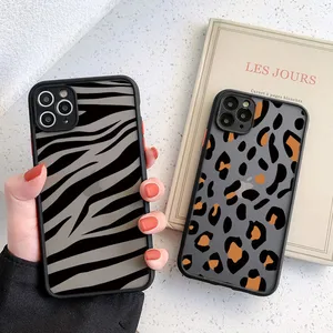 eopard print silicone phone case for cover iphone 12 11 pro max mini x xr xs 7 8 plus se 2020 case tpu back fundas coque free global shipping