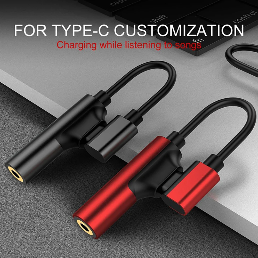 Переходник с USB C на разъем 3 5 мм кабель типа сплиттер OTG для Xiaomi Samsung Huawei P30 Pro