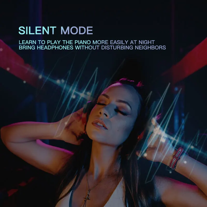 Электронное фортепиано 61 клавиша музыкальный синтезирующий контроллер