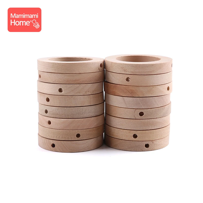 30 мм Детские деревянный Прорезыватель для зубов в форме кольца буровая установка