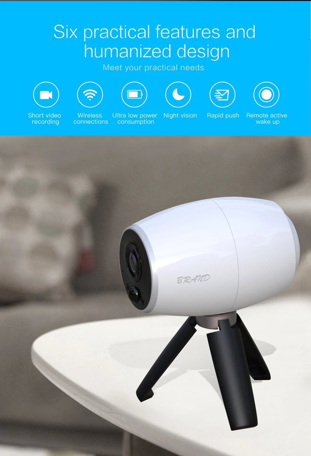 PIR CCTV IP54 на открытом воздухе безопасности Камера Wi Fi HD 720P 2 way Talk аудио Смарт