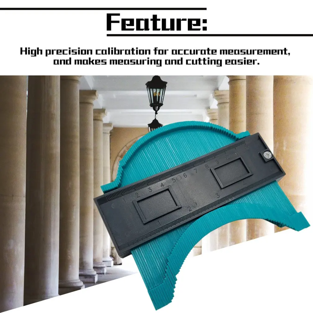 Irregualr пластиковый профиль копировальный датчик контурный манометр Дубликатор