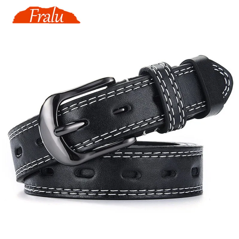 Ремень FRALU с пряжкой язычком женский ремень золотой боковой для джинсов