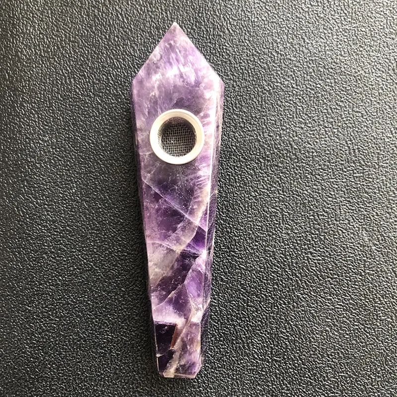 Оптовая продажа натуральный мечта аметист кристалл курительные трубки
