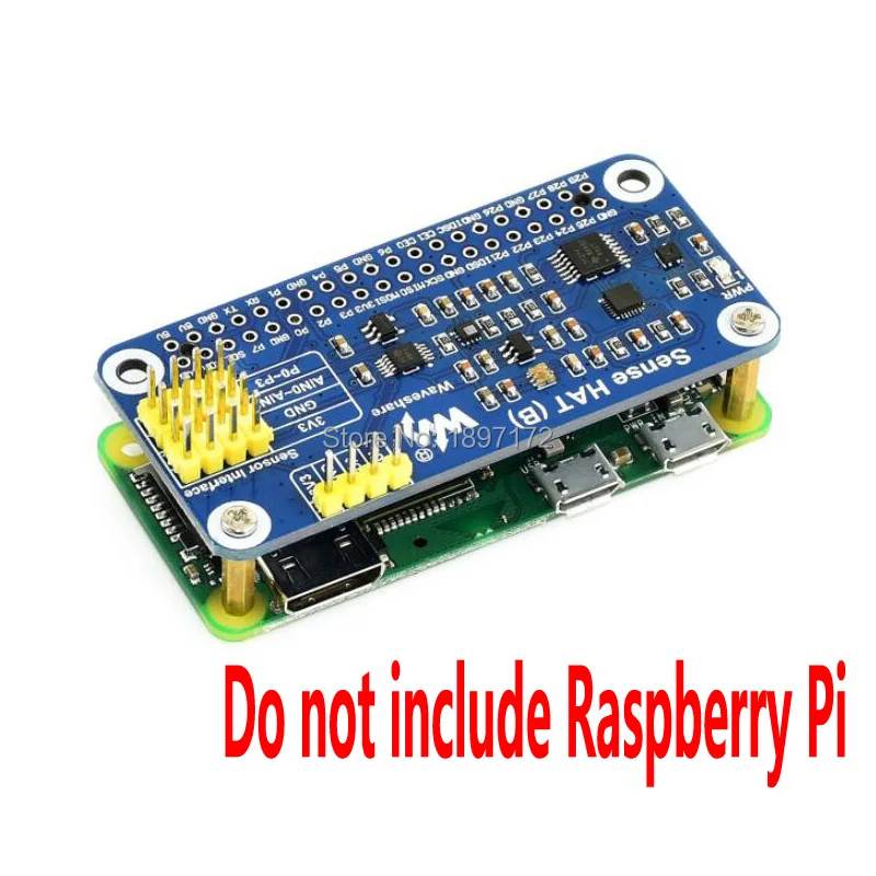 Raspberry Pi сенсоры гироскоп акселерометр магнитометр барометр температура и