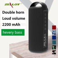 zealot speakers wireless bluetooth speaker stereo portable outdoor loudspeaker bass sound box support tf card usb drive