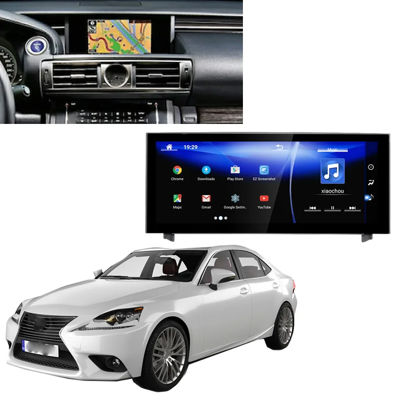 LiisLee Автомобильный мультимедийный плеер GPS аудио радио для Lexus IS 300h XE30 2013 ~ 2019 CarPlay