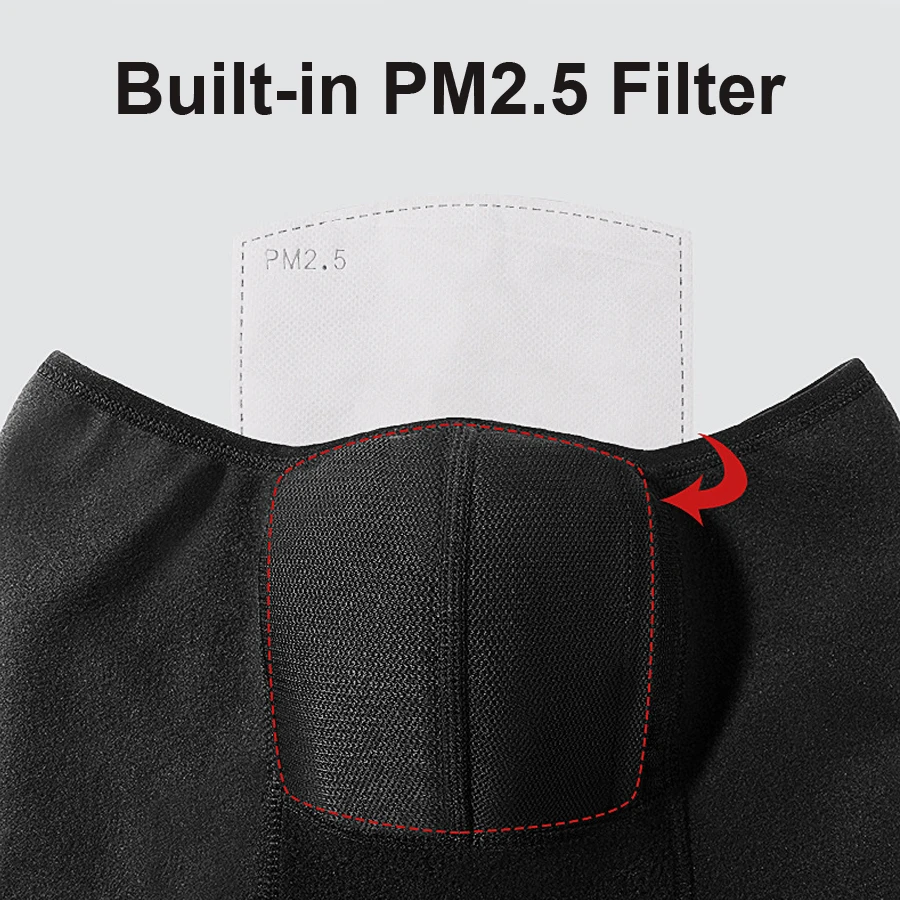 NEWBOLER PM2.5 зимняя маска для лица тепловая Велоспорт Лыжный спорт Бег Спортивная