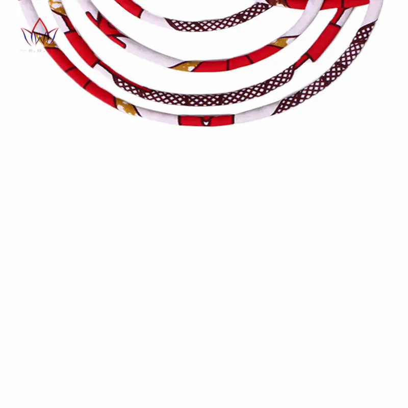 Африканское ожерелье с принтом Анкары Африканские Этнические украшения ручной