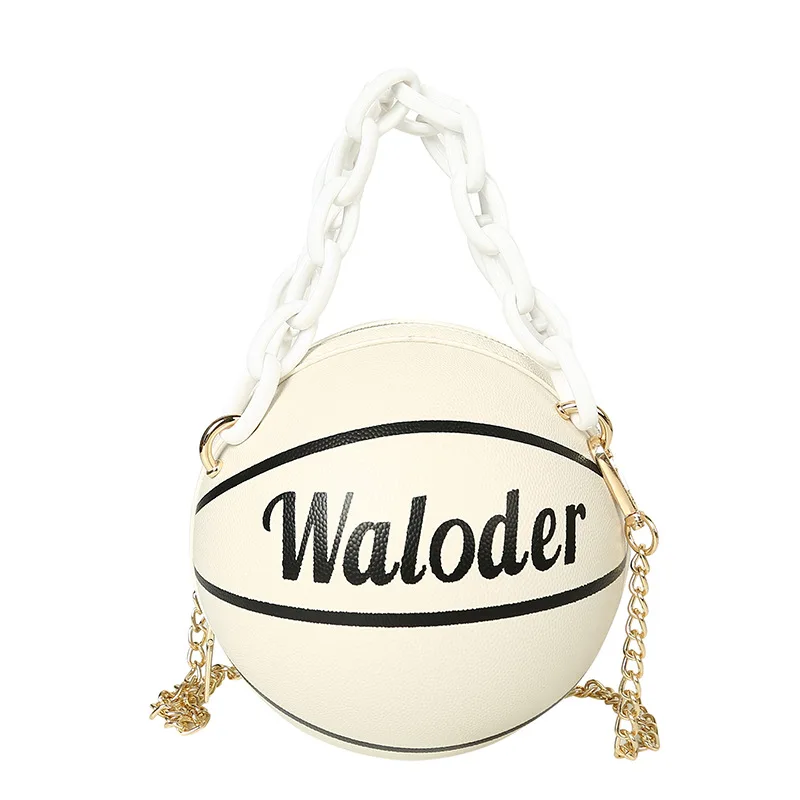 

Fashion Women Shoulder Bag Handbag Ball Design Famous Brand Chain Basketball Bag Purse Female Crossbody Bag Messenger Clutch