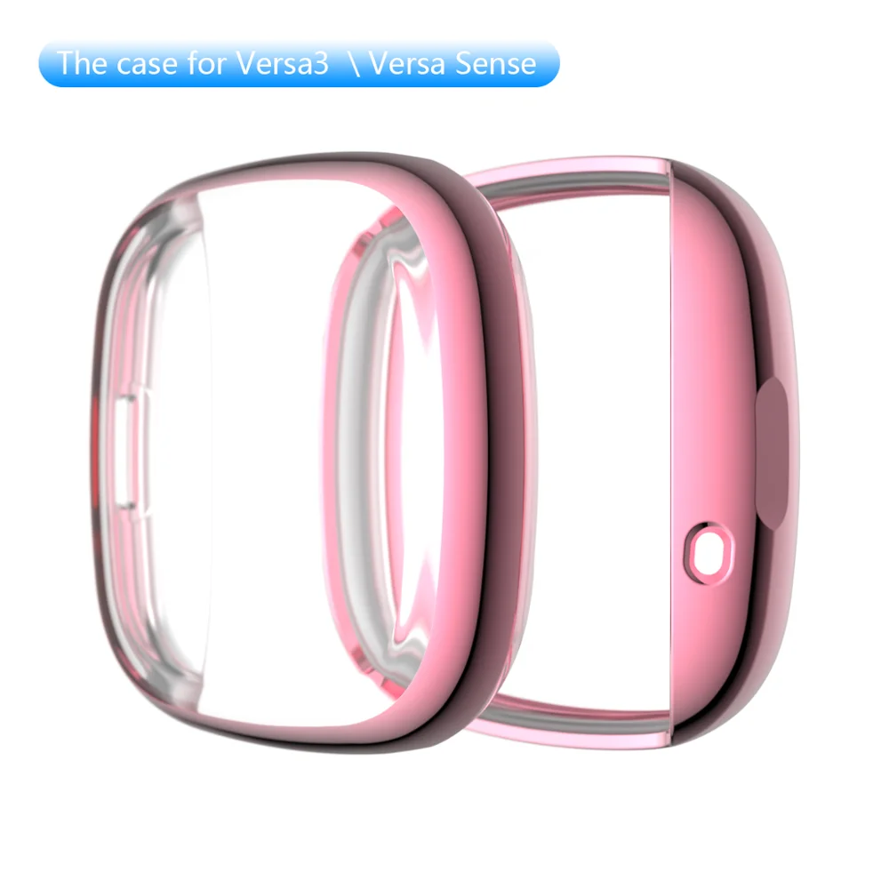 Мягкий чехол из ТПУ Для Fitbit Versa 3 цветной Водонепроницаемый защитный s |