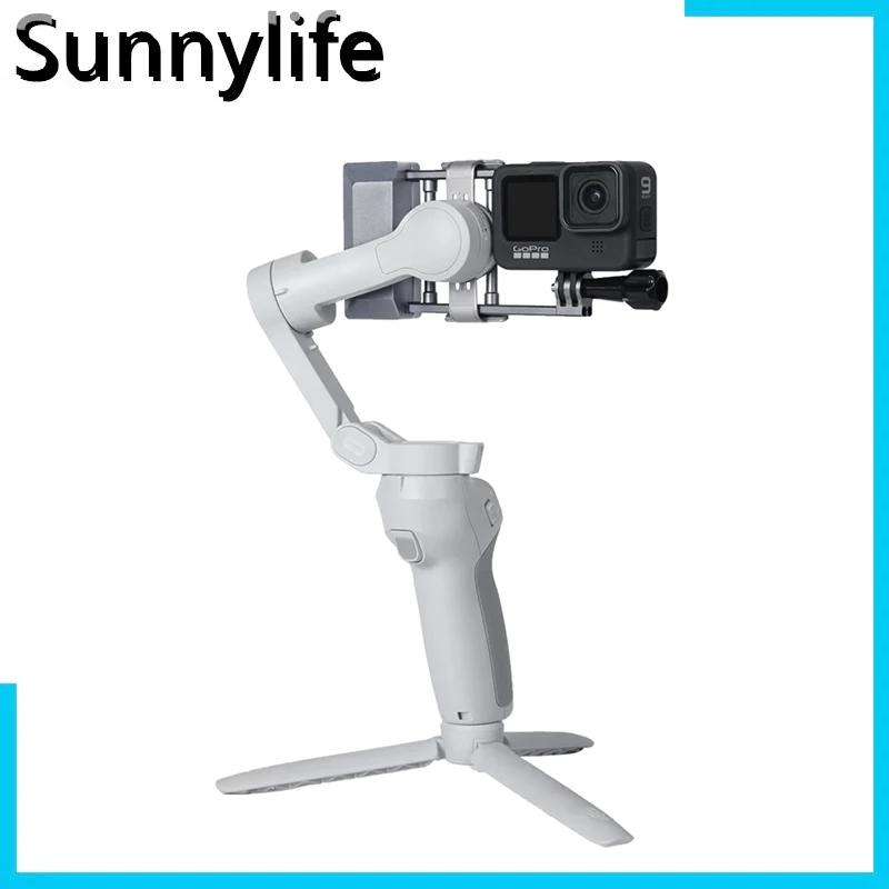 

Карманный шарнирный адаптер для экшн-камеры переключатель Крепежная пластина стабилизатор аксессуары для OM 5/Osmo Action/OM 4/OM4 SE/Osmo Mobile 3