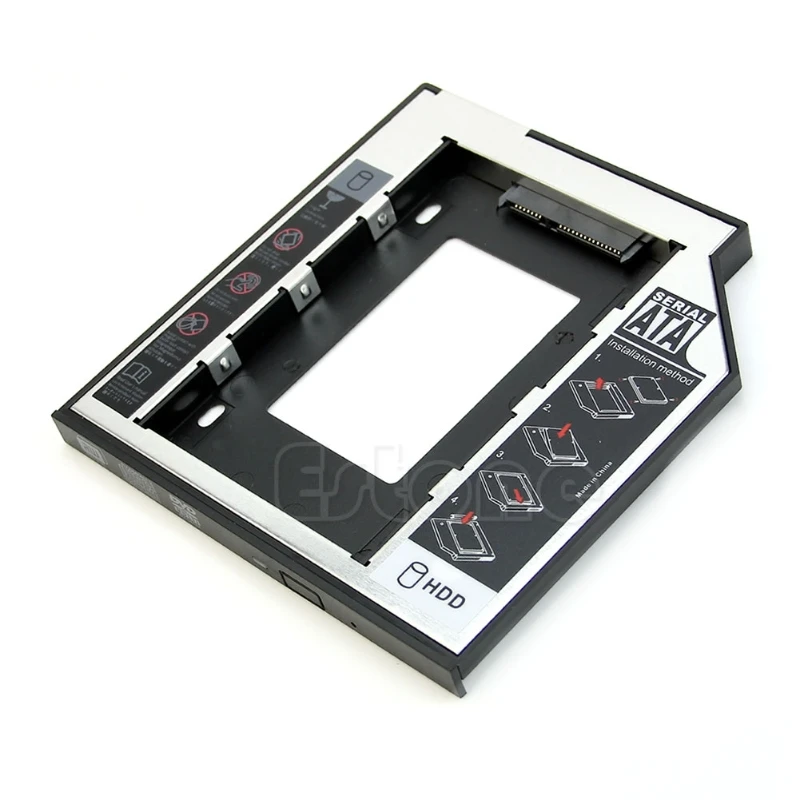 Универсальный 1 шт. 9 5 мм SATA 2nd HDD SSD жесткий диск Caddy для CD DVD-ROM Optical Bay | Электроника