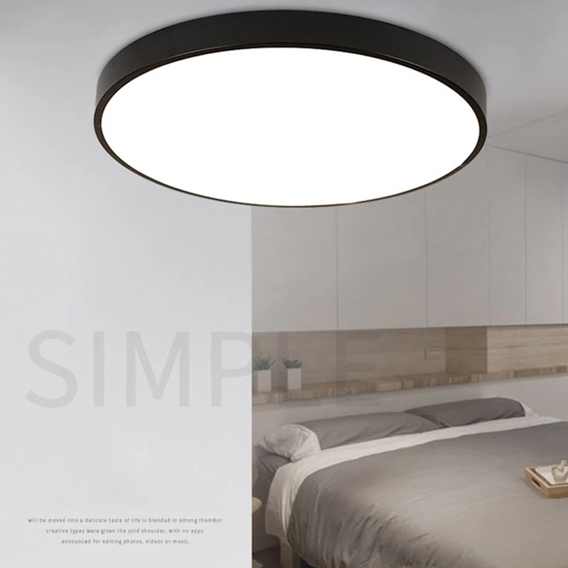 5 см светодиодный ультра-тонкий потолочный светильник современный для гостиной