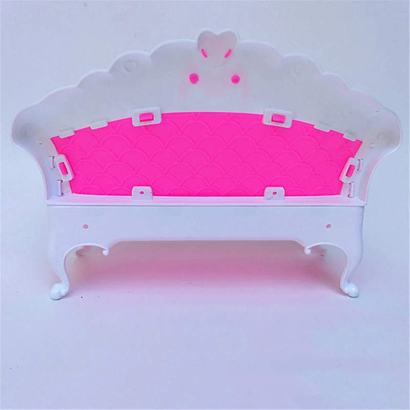 

Rocking Chair Sofa Accessories Plastic Furniture Sets For Doll House Decoration (dolls Is Not included)