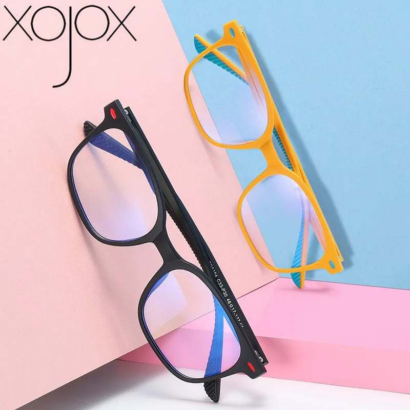 Очки с защитой от сисветильник XojoX Square TR модные очки в стиле ретро для детей