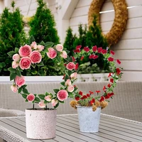 6 packs of metal garden stand iron plant climbing stand flower pot stand used to support cucumber clematis round