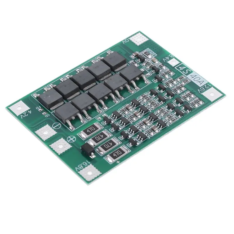 Баланс 4S 40A литий-ионный аккумулятор 18650 зарядное устройство PCB плата защиты BMS