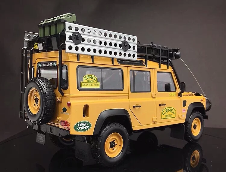 Почти настоящий 1/18 Land Rover Defender 90 110 Кубок с верблюдом издание литья под давлением модель автомобиля с небольшим подарком