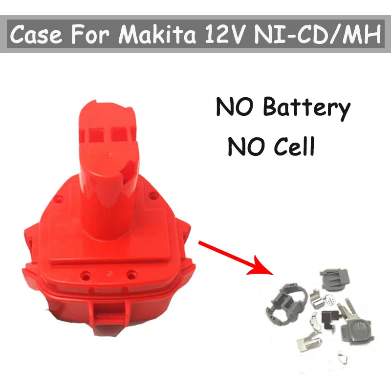 12v NI-MH NI-CD перезаряжаемая батарея чехол для Makita пластиковый корпус (коробка без