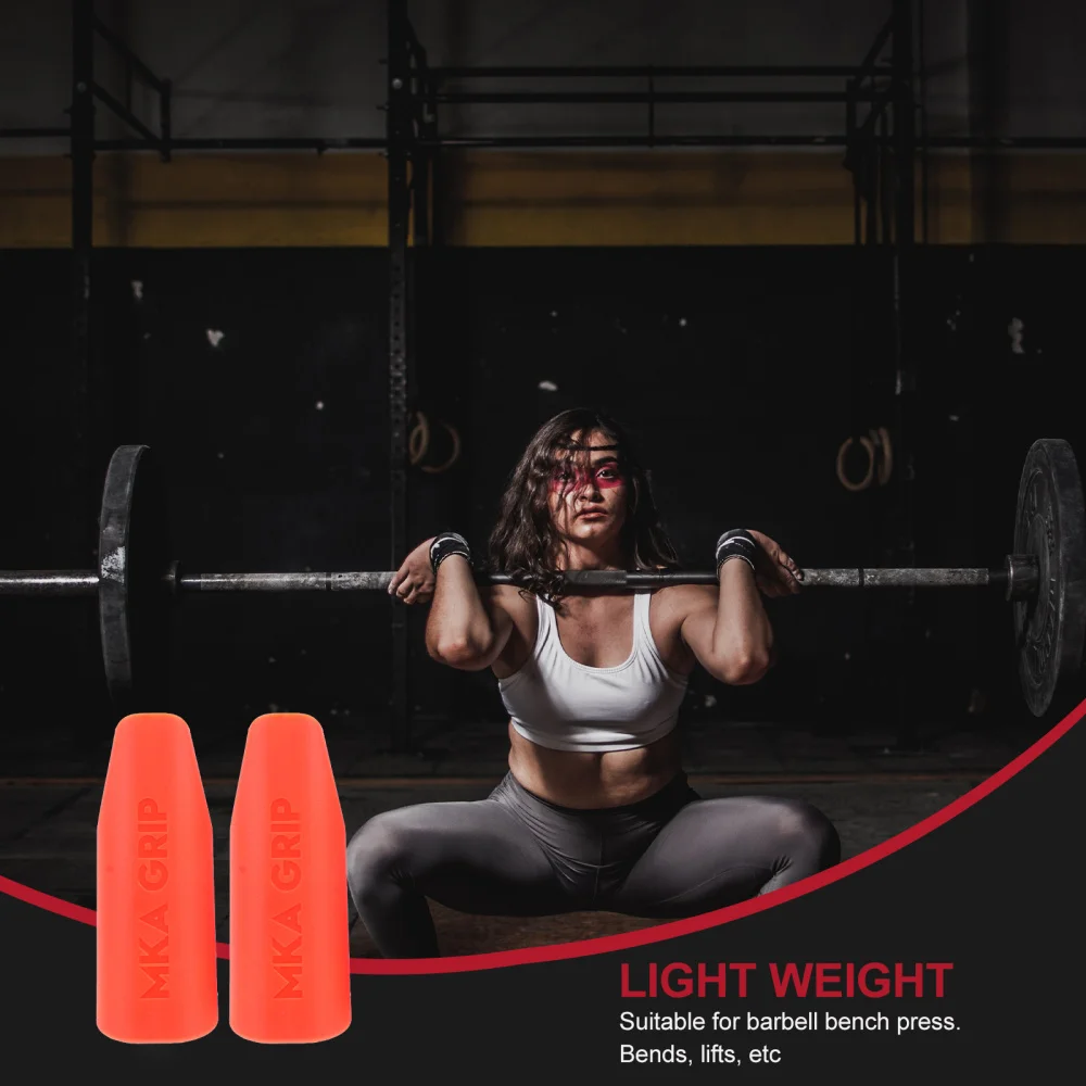 

1 Pair Barbell Dumbbell Grip Fitness Supplies for Workout Weightlifting