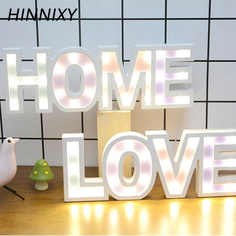 Hinnixy комбинированный светодиодный светильник с буквами скандинавские яркие