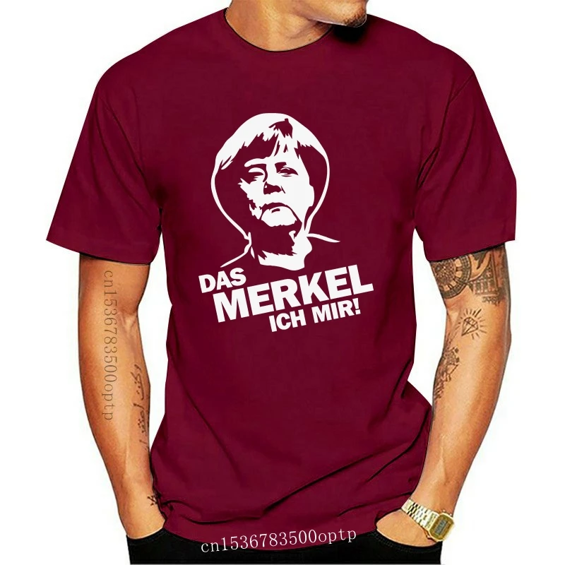 

The Merkel I Angela Merkel Political Satire Policy Sayings Slogan Fun T-Shirt Vintage Tee Shirt
