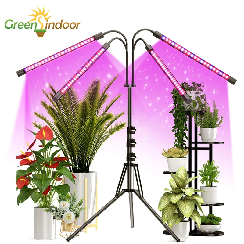 

Светодиодная фитолампа полного спектра с USB, лампа с управлением для комнатных растений, короб для выращивания растений, таймер светодиодны...